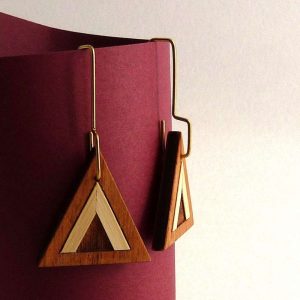 Boucles d'oreilles triangle "Tarp"